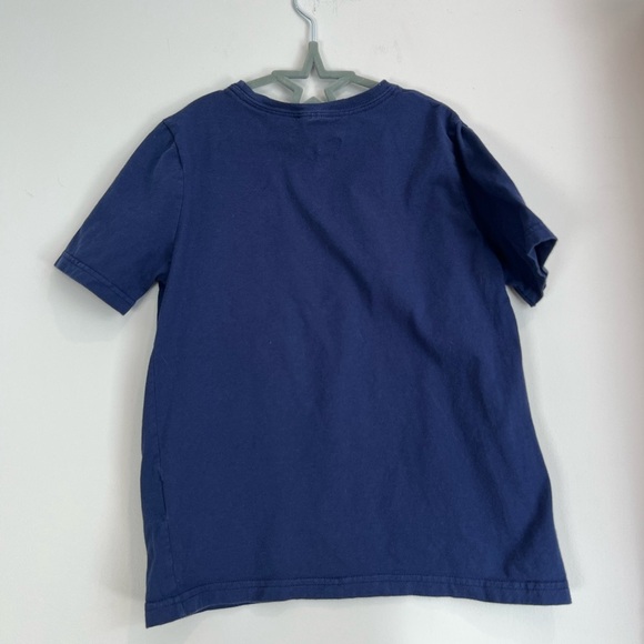 Disney Y2K Phineas and Ferb Cartoon Graphic Print Navy T-Shirt XS Youth - Picture 3 of 6